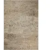 Esprit Tapis design pure laine et viscose tons de beige à relief 140x200
