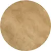 Esprit Tapis rond imitation fourrure lapin doux tufté beige caramel  200