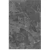 Wecon Home Tapis doux polyester microfibre gris ardoise 80x150