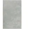 Tapis poils longs douces microfibre gris argent 80x150