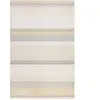 Esprit Tapis rayé beige et bruntissé plat 170x120