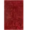 Esprit Tapis poils longs tufté doux rouge pourpre 160x230