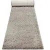 Esprit Tapis de couloir uni beige taupe 100% de matière recyclée 80x400