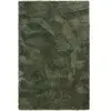 Esprit Tapis uni vert olive 100% de matière recyclée 133x200