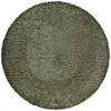 Esprit Tapis rond uni vert kaki/olive 100% de matière recyclée 200 rd.