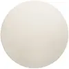 Homie Living Tapis rond tufté mèches rases (15mm) écru 80 D