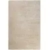 Homie Living Tapis uni très doux à mèches très hautes et denses beige 200x133