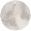 Esprit Tapis imitation fourrure lapin doux gris clair rond D200