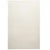 Homie Living Tapis tissé velours ras blanc beige uni 200x290