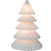 LIVARNO® Sapin de Noël en papier à LED, H 1 m.