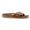 Sandales femme Birkenstock Madrid Big Buckle Natural Leather Oiled Rouge 42 Étroit 1006525