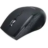 Ednet - Souris - optique - 6 boutons - sans fil - 2.4 GHz - récepteur sans fil USB - noir