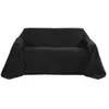 Beautissu - Romantica Couverture - Plaid Noir, 280x210x1 cm