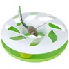 zooplus Exclusive Jouet Manège Round About, vert et blanc, pour chat
