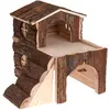 zooplus Exclusive Maison à deux étages pour rongeur L 30 x l 20 x H 30 cm (pour cochon d'Inde)