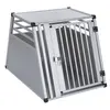 zooplus Exclusive Cage de transport AluRide pour chien (taille M) l 65 x P 92 x H 65 cm