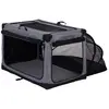 zooplus Exclusive Niche pliable Pet Home pour chien et chat - taille XL : L 71 x P 106 x H 68,5 cm - gris