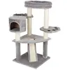 zooplus Exclusive Tanière d'ours Arbre à chat - Gris clair