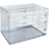 zooplus Exclusive Cage Double Door de transport chien / chat l78 P118 H84 cm - Cage métallique pour Chien