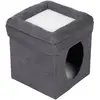 zooplus Exclusive Niche Cube pliable L39 l39 H42cm pour chat - Niche pour chat