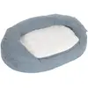 Panier ovale L72 l50 H20cm pour chien Memory gris - Panier pour Chien