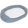 zooplus Exclusive Panier ovale Grand chien L117 l72 H24cm Memory gris - Panier pour Chien