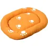 zooplus Exclusive Panier Chat Rebord rembourré Orange L45xl35cm Panier Smilla pour chat