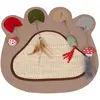 Tapis olfactif en forme de patte TIAKI pour chat
