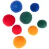 zooplus Basics Jouets Balle en feutre pour chat - lot de 8 balles (4 x...