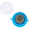 Zooplus Basics Boule d'herbe à chat autocollante - 5 x 5 x 4 cm, bleu ...