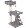 zooplus Basics Arbre à chat, petit gris Chat