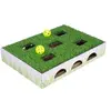 TIAKI Jouet pour chats Boîte de chasse avec patch d'herbe 40x28x7cm