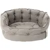 zooplus Exclusive Panier Cozy ecoLIFE gris pour chien - L 64 x l 60 x H 30 cm