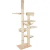 Arbre à chat Natural Paradise Amaryllis fixation plafond - crème (2 co...
