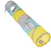 Tunnel de jeu TIAKI Fusée pour chat  - L 120 x 25 cm de diamètre