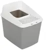 zooplus Exclusive Maison de toilette Big Box gris - pour chat