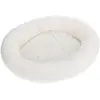 zooplus Exclusive Panier Fluffy 2in1 blanc - L 50 x l 42 x H 7,5 cm - pour chat et petit chien