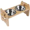 Gamelle double Modern Living Ubud avec support en bambou - capacité : 550 ml, L 42 x l 19 x H 20 cm