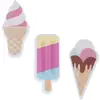 Lot de troisjouets pour chat flottants TIAKI Ice Cream