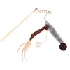 Canne à pêche TIAKI Peluche et plume pour chat - 1 canne à pêche