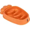 Gamelle anti-glouton TIAKI Carotte pour chien et chat - 400 mL