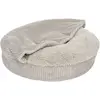 zooplus Exclusive Panier Flocon pour chien - housse de rechange : Ø 125 cm, gris clair