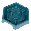TIAKI Slow Feeder bleu hexagonal 450ml chien