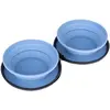Gamelle double portative en silicone Nomad Tales Spirit 2 x 350 ml pour chien et chat