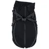 Manteau TIAKI Harness Arkon, noir pour chien - longueur du dos : envir...