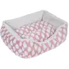 Lit douillet Fluffy zooplus Basics, rose, pour chien