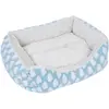 Lit douillet Fluffy zooplus Basics, bleu, pour chien