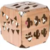 TIAKI boîte de jeu avec balle 26x26x26cm chat