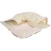 Tapis de tunnel TIAKI, beige pour chat - environ L 68 x l 68 x H 20 cm