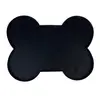 Tapis pour gamelle Os TIAKI, noir 51 x 38 x 1 cm, pour chien
